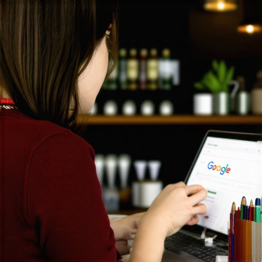 North Carolina Small Business GMB Optimization Business owner working on Google My Business profile in North Carolina