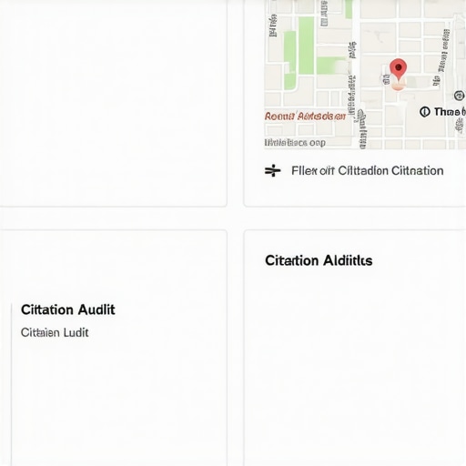 Screenshot of Moz Local citation audit tool interface.