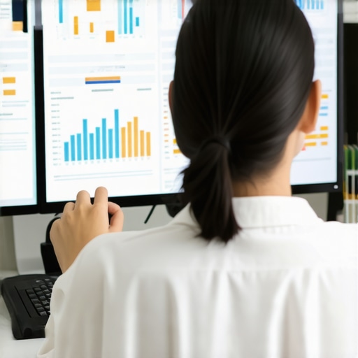 Ongoing Local SEO Monitoring Person reviewing SEO analytics on a laptop for Raleigh local business