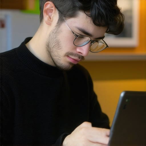 Raleigh business owner working on Google My Business profile on a laptop.