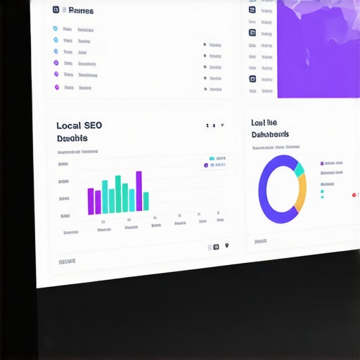 Dashboard showing local SEO analytics and rankings for Raleigh businesses.