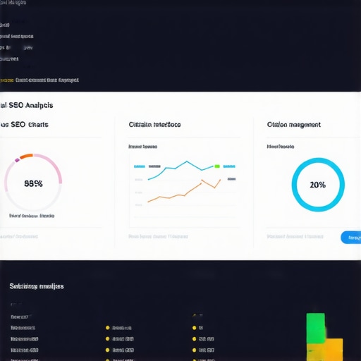Screenshot of local SEO analytics and citation management tools used for Raleigh business optimization.