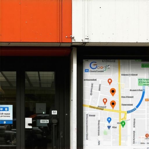 A local Raleigh storefront highlighted with Google Maps overlay demonstrating high online visibility.