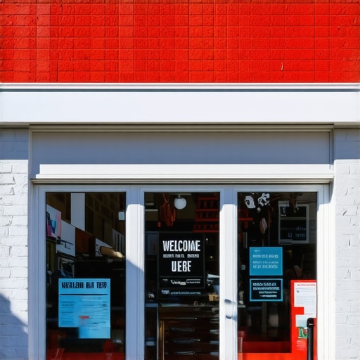 Raleigh Local Business Storefront A bright, inviting Raleigh storefront with signage showcasing local business branding.