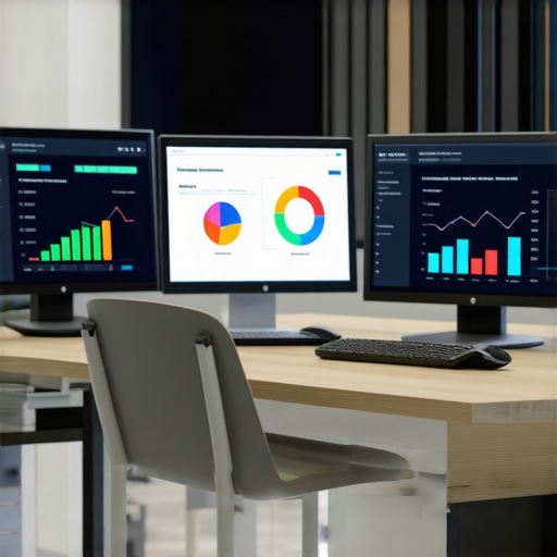 A person analyzing local SEO data on a digital dashboard, highlighting citations, reviews, and rankings