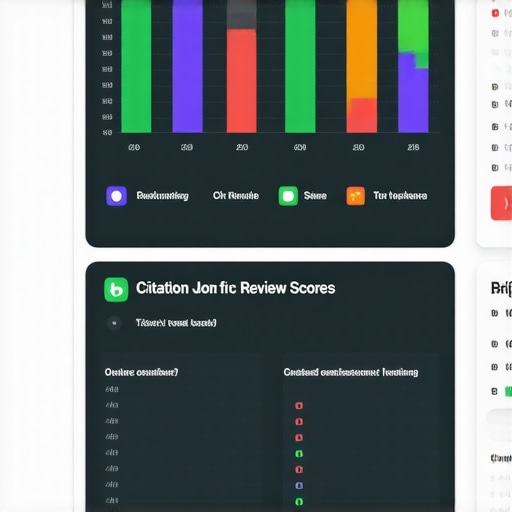 BrightLocal interface displaying local citation and review analysis.