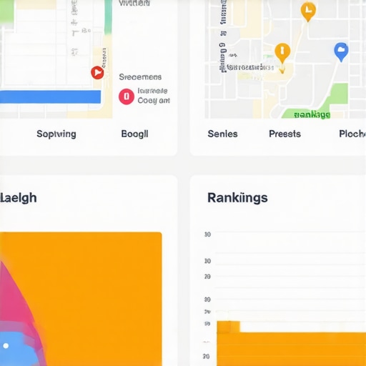 Screenshot of local SEO analytics with Google Maps ranking improvements in Raleigh