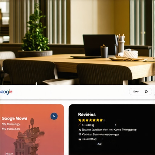 Google My Business profile of a Raleigh business showing high ratings and complete information.