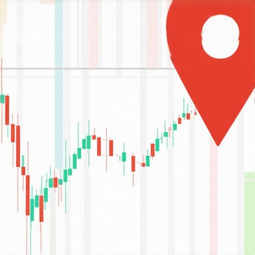 A graph demonstrating improved local search rankings for Raleigh shops with a Google Maps overlay.