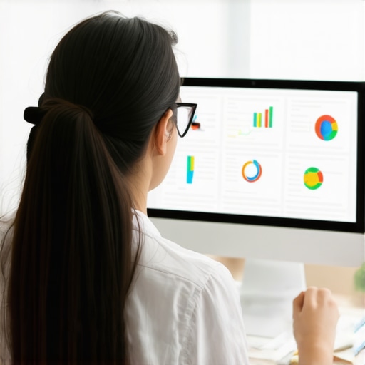 Person reviewing local SEO data on a computer